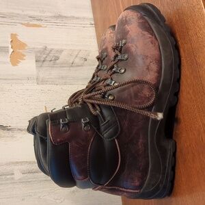 Scarpa leather hiking boots.